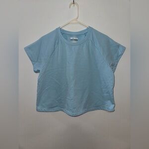 Pre-Owned LG Columbia PFG Light Blue Short Sleeve Heavy Weight t-shirt